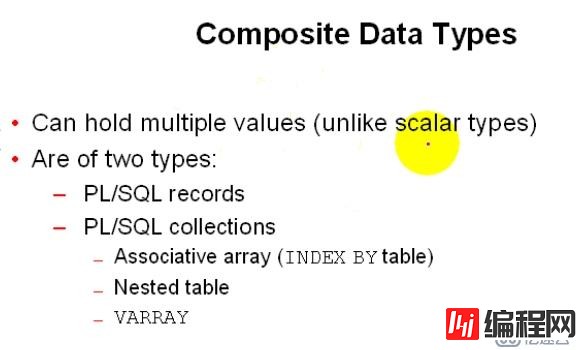 10.PL_SQL——PL_SQL中的复合数据类型之RECORDS
