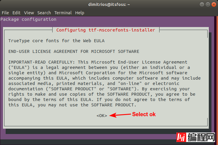 基于 Ubuntu 的发行版上安装微软 TrueType 字体的教程