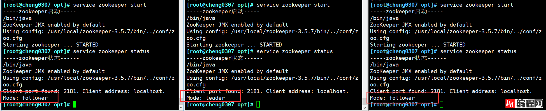 shell脚本中一键部署zookeeper集群服务的方法