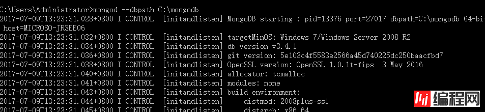 MongoDB实现创建删除数据库、创建删除表（集合 ）、数据增删改查