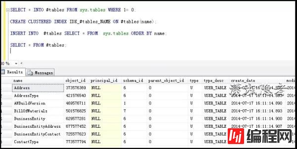 SQL Server 中如何对临时表进行排序