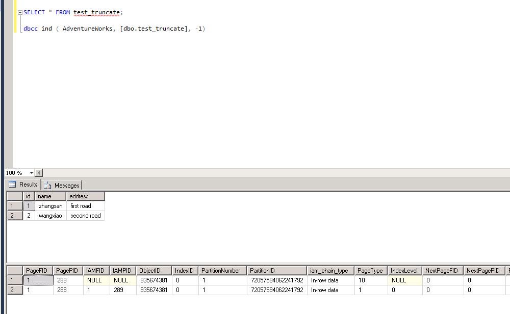 SQL Server数据恢复准备之TRUNCATE TABLE理解