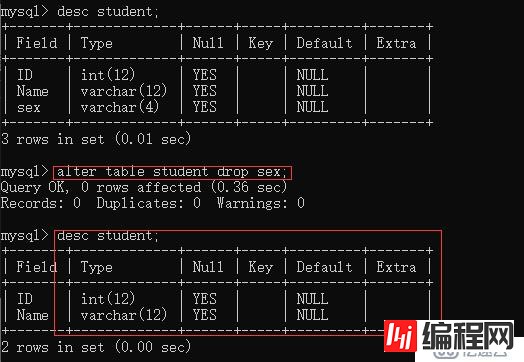 MYSQL学习系列--DDL语句