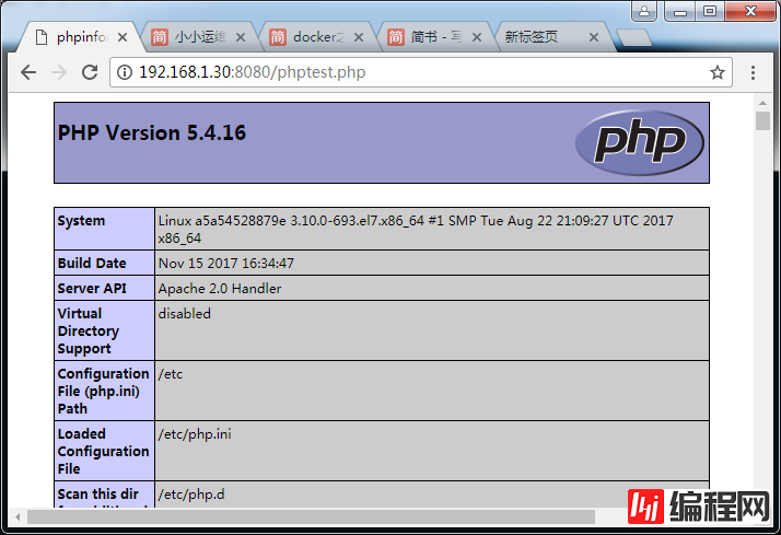 Docker容器里部署Apache+PHP+MariaDB+phpMyAdmin的步骤