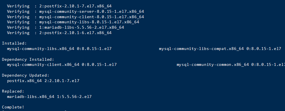 Linux下mysql 8.0.15 安装配置的示例分析