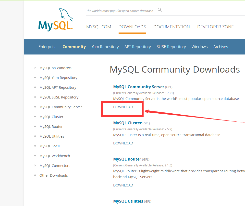 MySQL5.7.21解压版如何安装配置