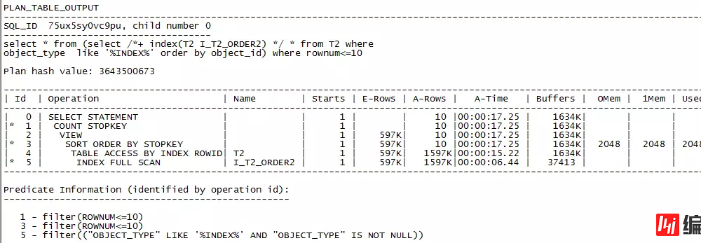 一个容易被忽略的SQL调优技巧 --- order by字段到底要不要加入索引