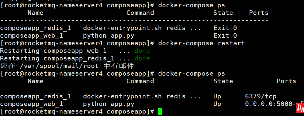 Docker Compose常用命令有哪些