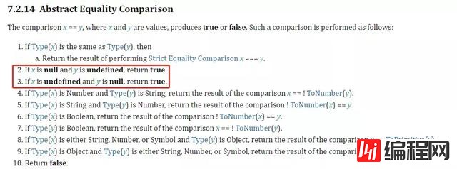 JavaScript中的4 个相等比较算法的简单介绍