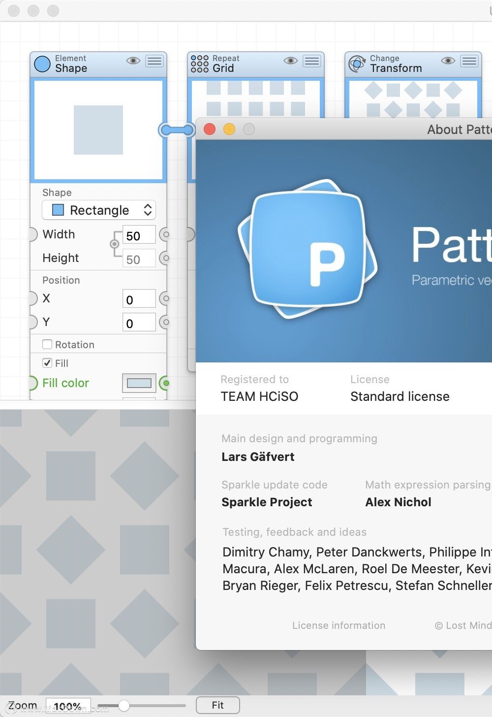 PatterNodes for Mac创建图形矢量模式工具有什么用