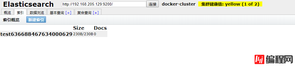 Docker简单部署ElasticSearch的方法