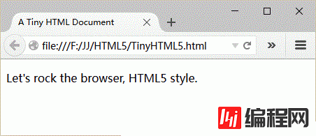 HTML5初步入门的示例分析
