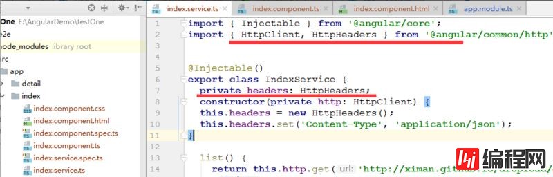 Angular中HttpClient的示例分析