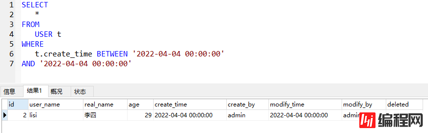 MySQL datetime类型与时间、日期格式字符串大小比较的方法