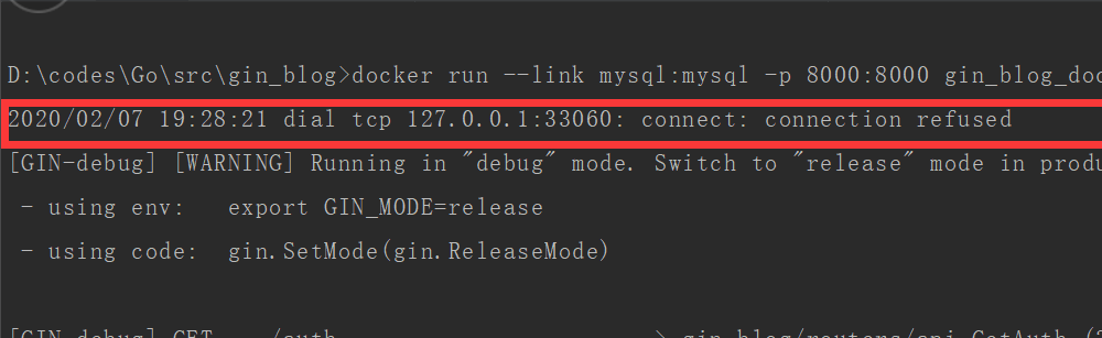 如何连接docker中的MySQL容器