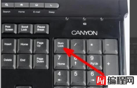 电脑右边键盘0到9数字打不上如何就解决