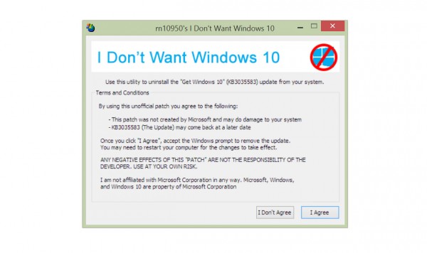 快速Win7和8.x中删除Windows10升级通知的小工具下载