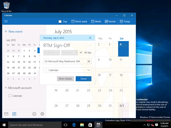 Windows 10本周五正式版上线