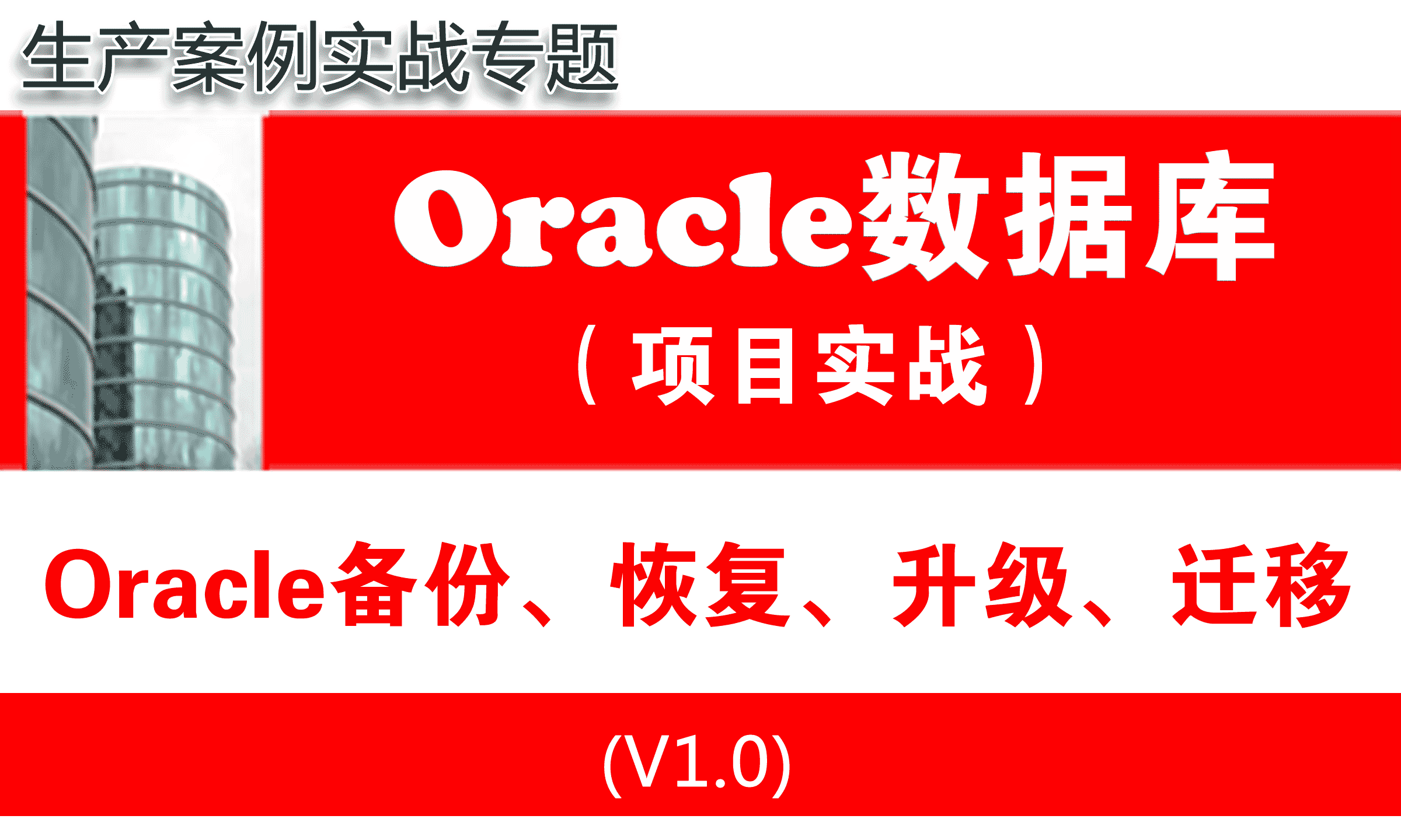 Oracle数据库（Oracle备份、恢复、升级、迁移）专题